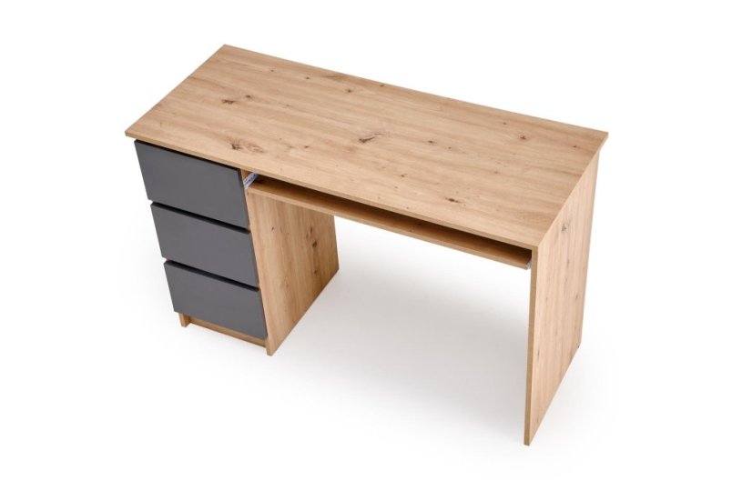 Písací stôl CINO dub artisan/grafit