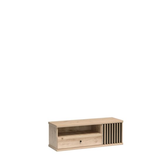 Televízny stolík CALI C7 s lamelami dub artisan