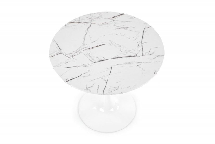 Okrúhly jedálenský stôl DENVER 80 biely