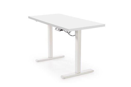Výškovo nastaviteľný písací stôl B54 biely