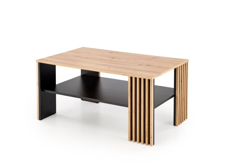 Konferenční stolek FEMINA dub artisan/černý