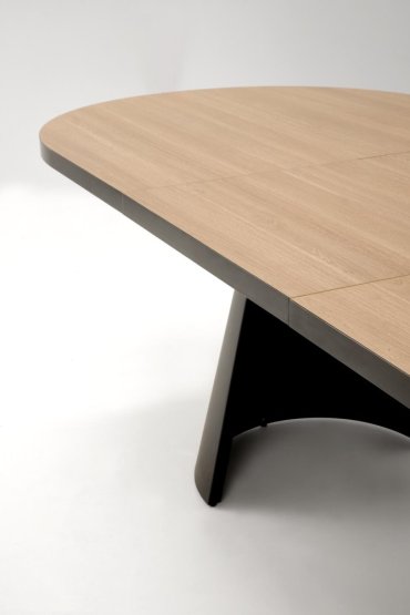 Rozkladací jedálenský stôl GIACOMO 180(240)x100 prírodný/čierny