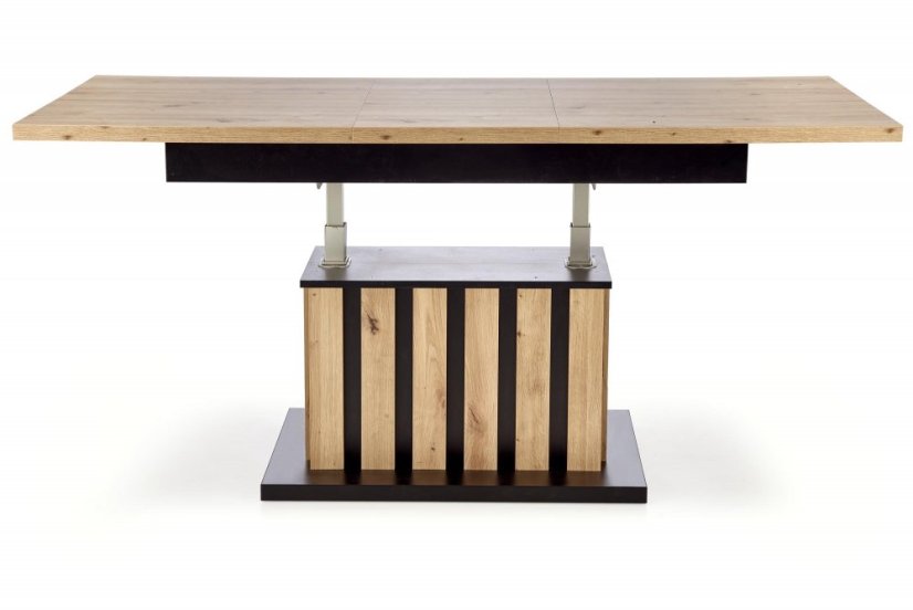 Konferenčný stolík BARETTI dub artisan/čierny