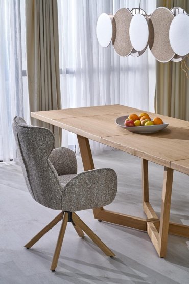 Rozkladací jedálenský stôl MASSIVE 3 160(250)x90 dub prírodný