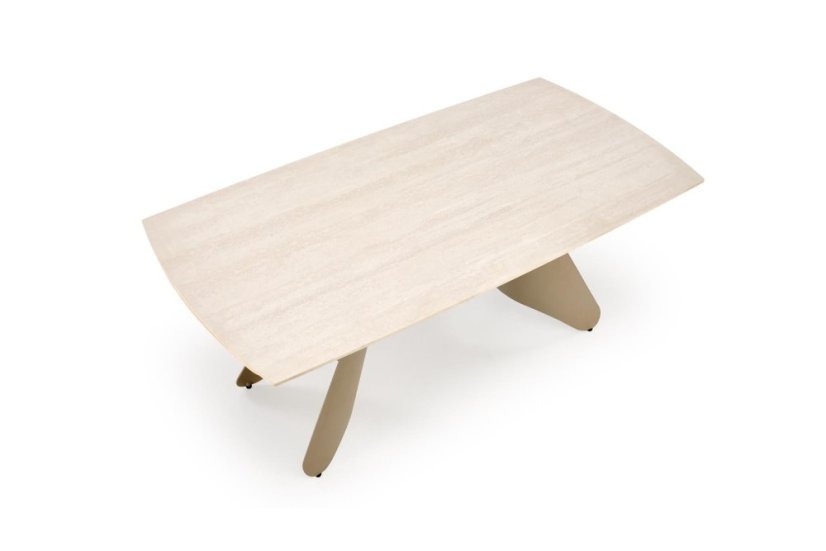 Rozkládací jídelní stůl SALIX 180(260)x90 traventin/kašmír