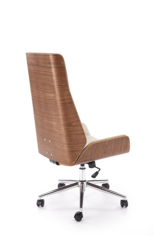 Kancelárska stolička WEBSTER orech/béžová