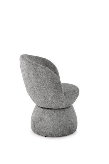 Otočné jedálenské kreslo K581 sivá