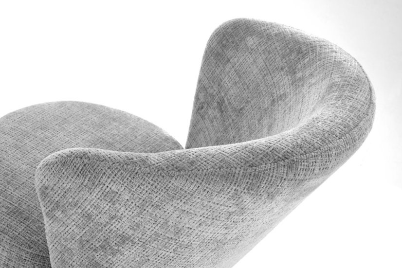 Čalúnené kreslo CEZAR sivé