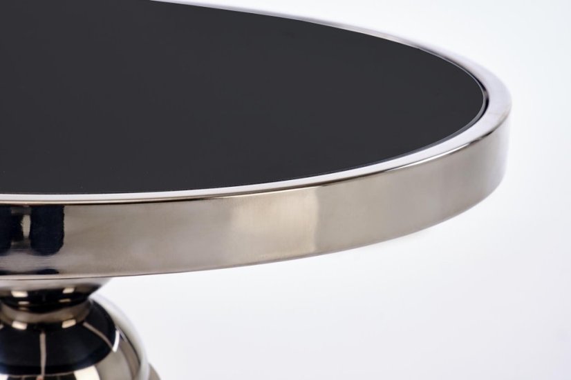 Konferenčný stolík CARLA čierna/strieborná