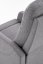 Relaxační křeslo FELIPE polohovatelné šedé