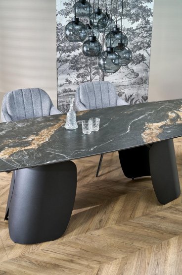 Jedálenské kreslo K570 sivá