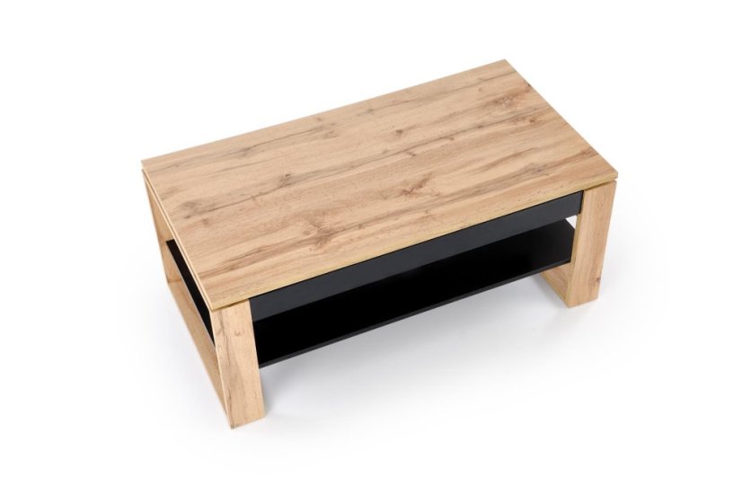 Konferenční stolek BETTY se zvedací deskou dub artisan/černá