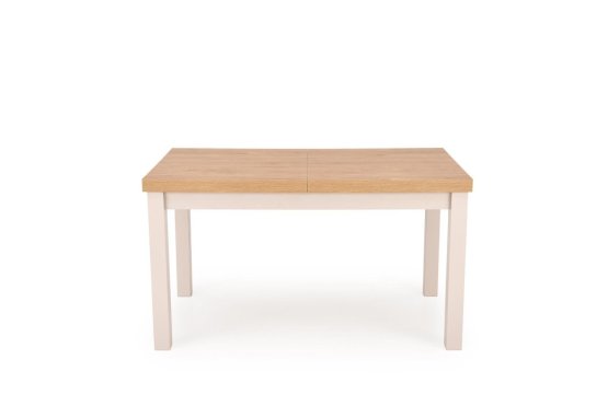Rozkladací jedálenský stôl TIAGO 140(220)x80 dub hikora / kašmír