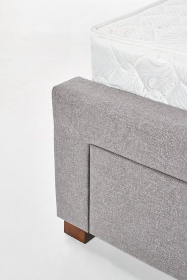 Posteľ MODENA so zásuvkami 140x200 sivá