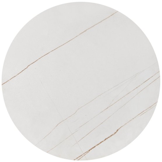 Konferenční stolek FATIMA - sada 2 ks bílý mramor/zlatý