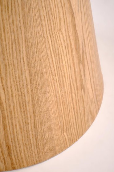 Rozkládací jídelní stůl SIRIUS 160(240)x90 bílý mramor / přírodní