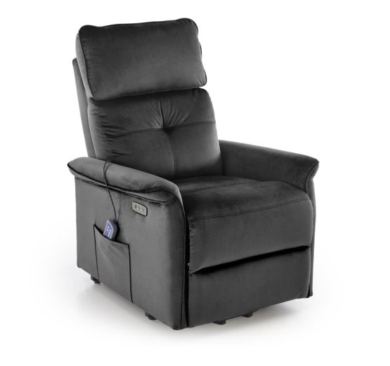 Relaxační křeslo SEMIR 2 černé