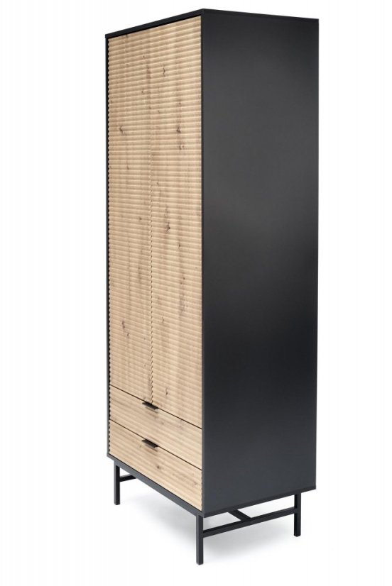 Skříň MURANO S-1 dub artisan/černý