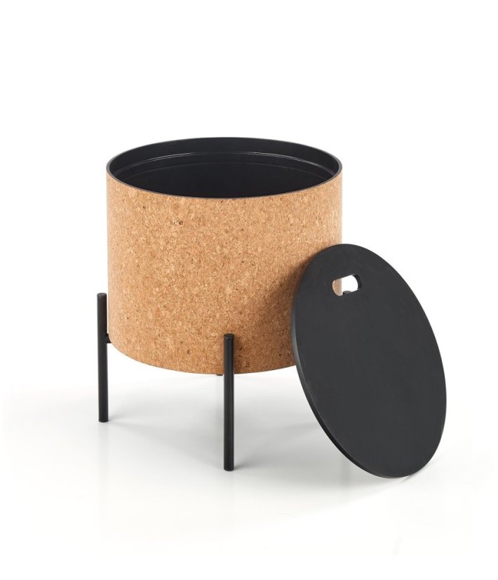 Konferenční stolek SASHA přírodní/černý