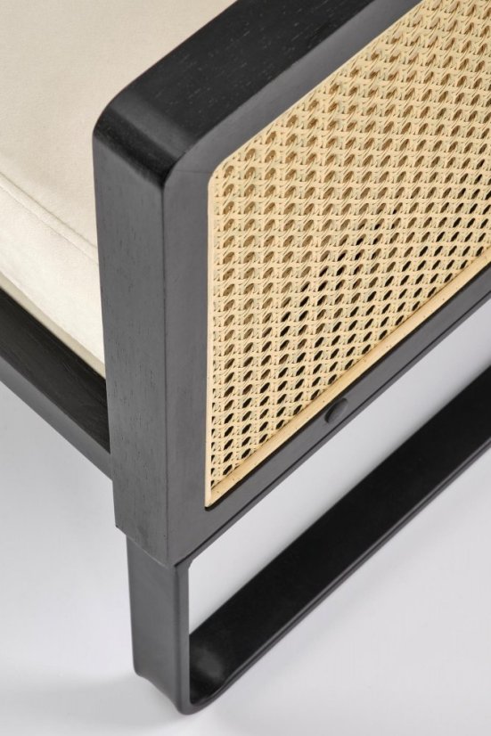 Kreslo ILARIO béžové/čierne