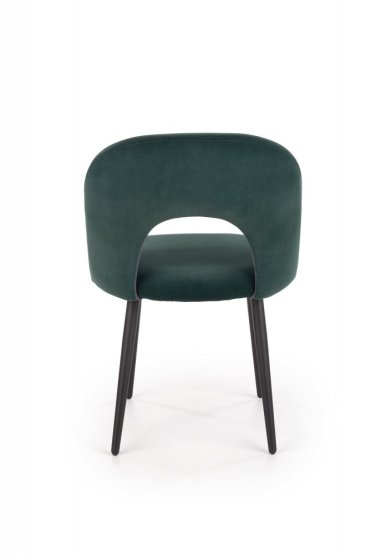 Jedálenská stolička K384 tmavo zelená
