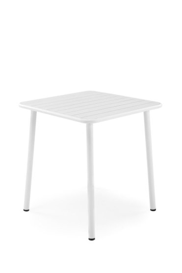 Zahradní stůl BOSCO 70x70 bílý