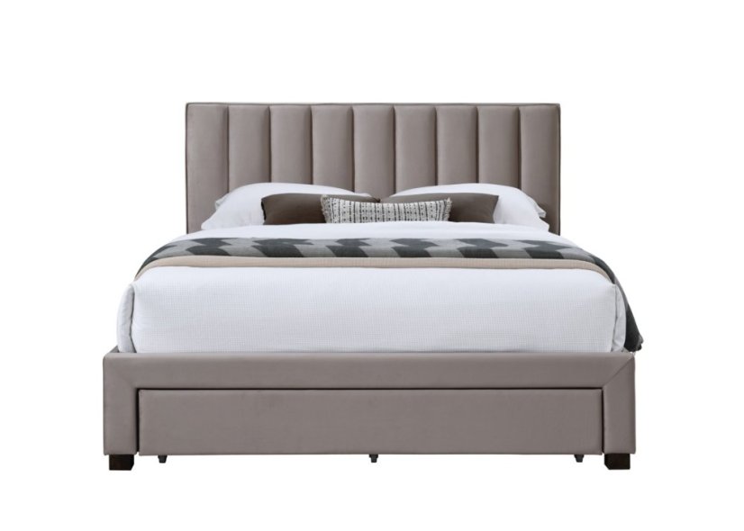 Postel GRACE se zásuvkami 160x200 béžová