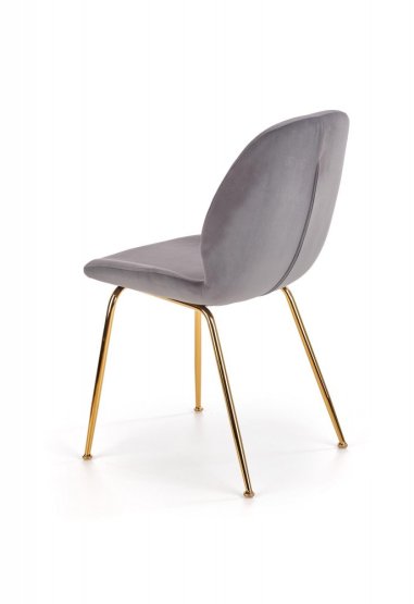 Jedálenská stolička K381 sivá