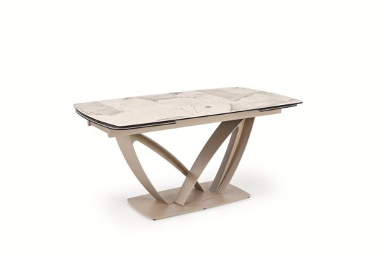 Rozkladací jedálenský stôl BENJAMIN 160(240)x70 béžový/kašmírový