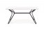 Jídelní stůl PASCAL 160x90 bílý/černý