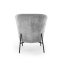 Čalúnené kreslo CEZAR sivé