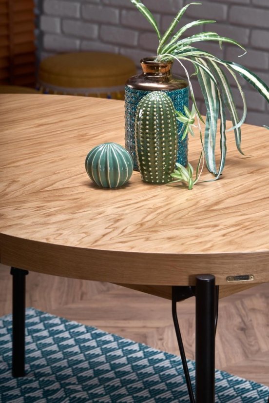 Rozkládací jídelní stůl INFERNO 100(300)x100 dub přírodní