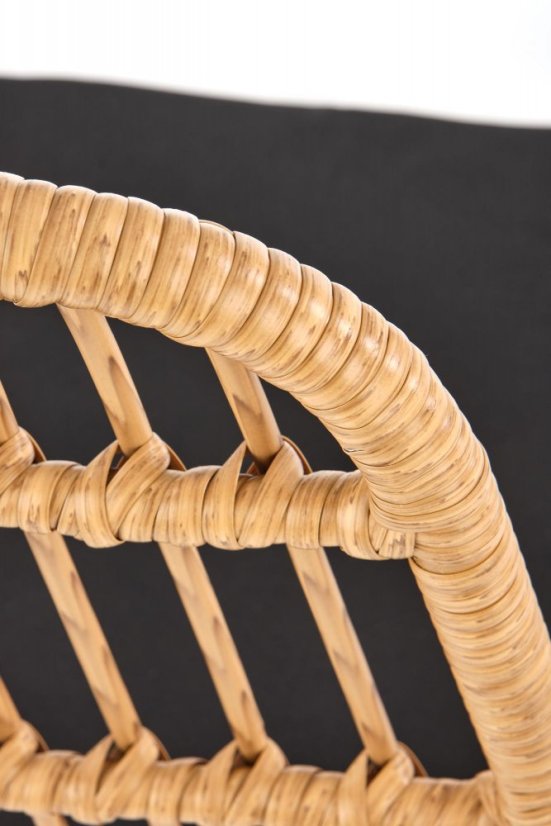 Židle K401 černá/přírodní