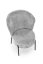 Čalúnené kreslo CEZAR sivé
