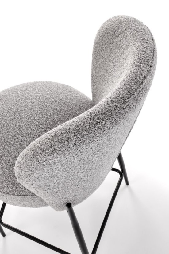 Barová stolička H126 sivá