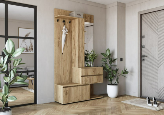 Predsieňová zostava BAFRA dub zlatý