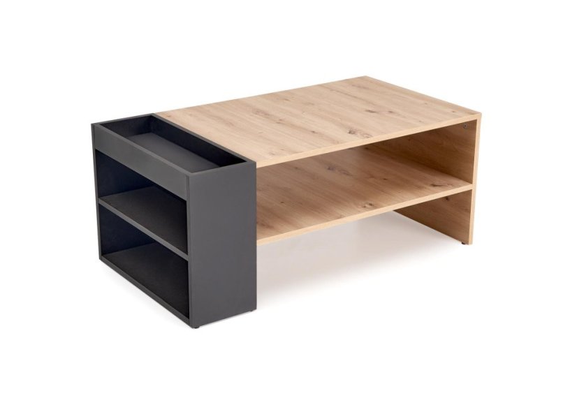 Konferenčný stolík MURCIA dub artisan/čierna