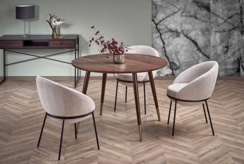 Okrúhly jedálenský stôl DOMENICO 110 orech