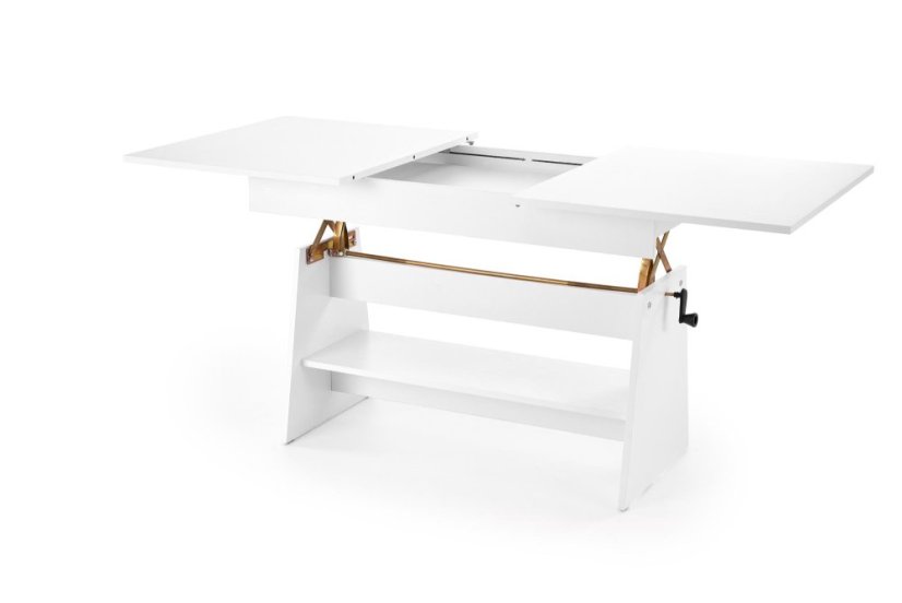 Rozkládací konferenční stolek ERIKA bílá