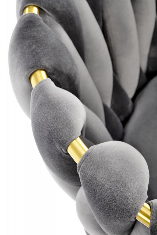 Jídelní židle / křeslo K517 šedá