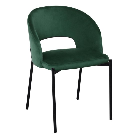 Jedálenská stolička / kreslo K455 tmavo zelená