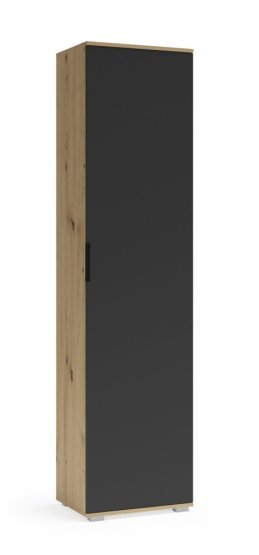 Šatníková skriňa / stĺpik CLIF SL-50 dub artisan / antracit