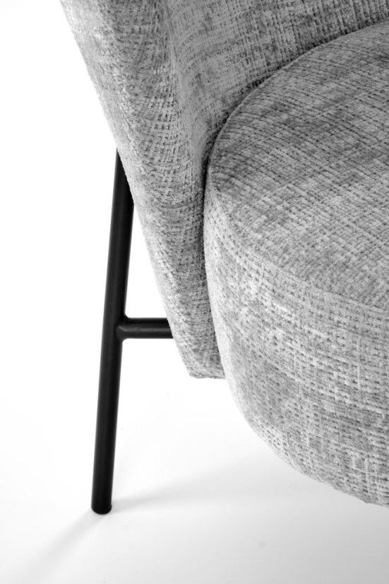 Čalúnené kreslo CEZAR sivé