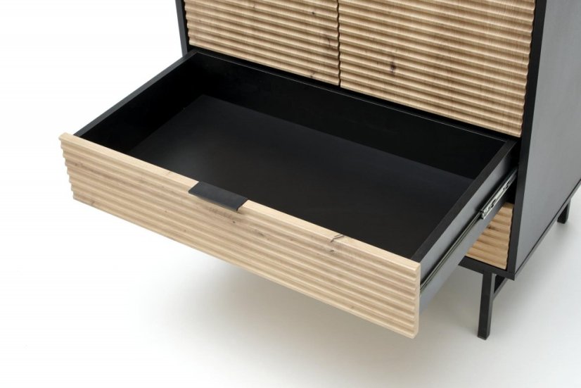 Skříň MURANO S-1 dub artisan/černý