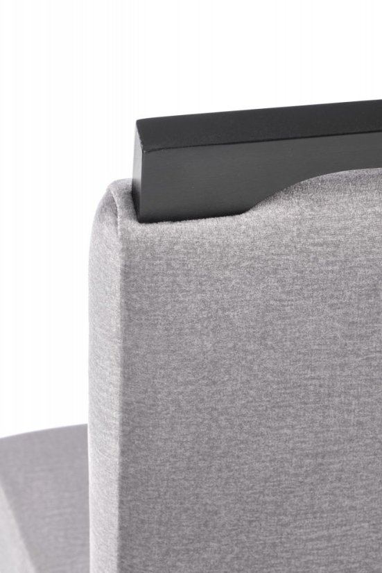 Jedálenská stolička CLARION 2 velvet sivá