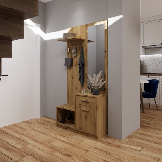 Predsieňová stena PERGO dub artisan