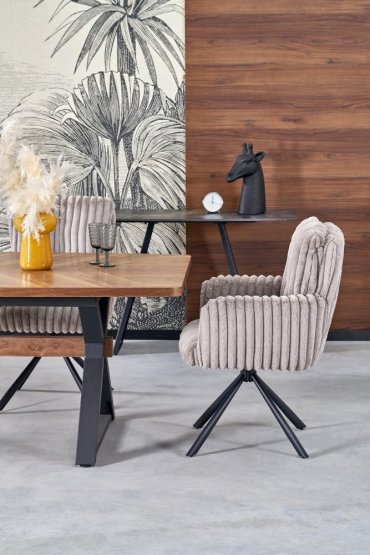 Rozkladací jedálenský stôl BARON 200(350)x100 orech/čierna