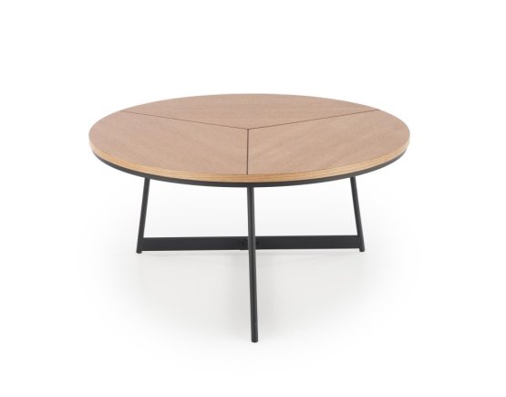 Konferenční stolek KARIDA dub přírodní/černý