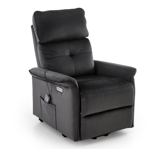 Relaxační křeslo SEMIR 2 černé