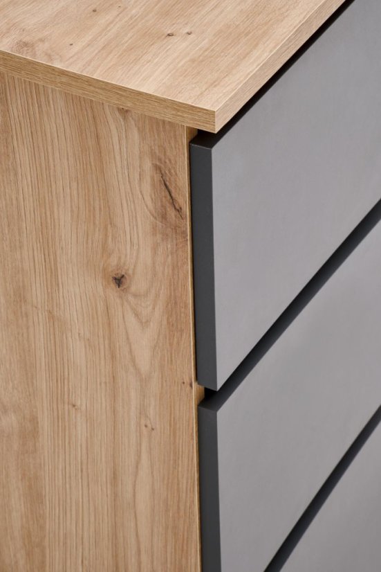 Písací stôl CINO dub artisan/grafit